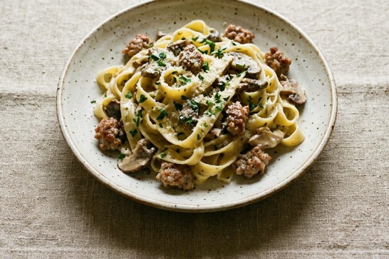 fettuccine-boscaiola-bianca